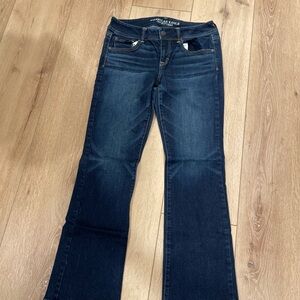 American Eagle Outfitters Women's Dark Blue Boot Cut Jeans